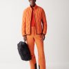 Padded stretch ski dungarees