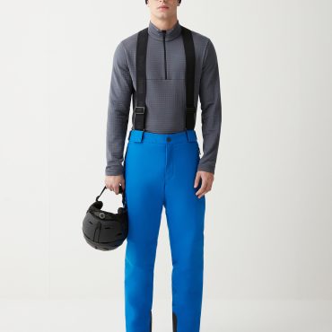 Slim fit stretch padded ski dungarees