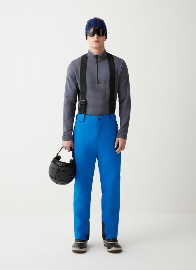 Slim fit stretch padded ski dungarees