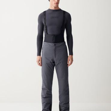 Salopettes with fixed stretch bib