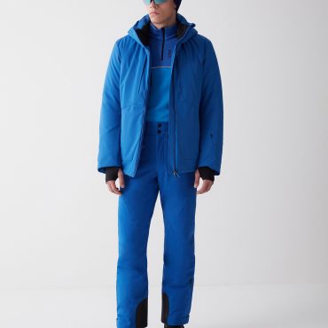 Two-way stretch ski salopettes with Recco®