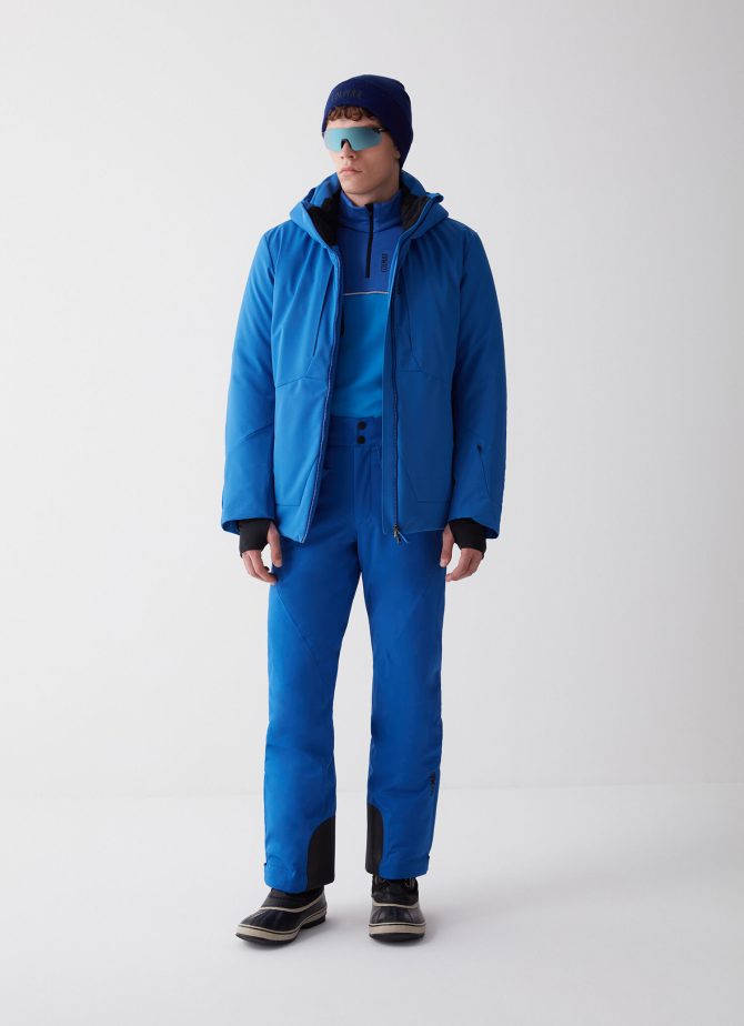 Two-way stretch ski salopettes with Recco®