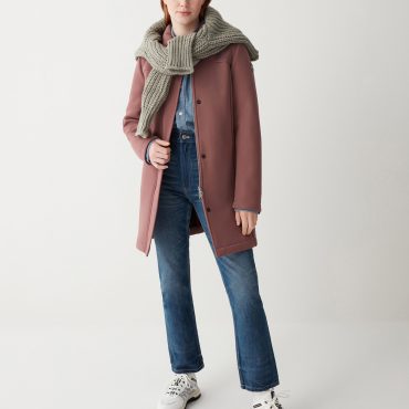 Unpadded wool jacket