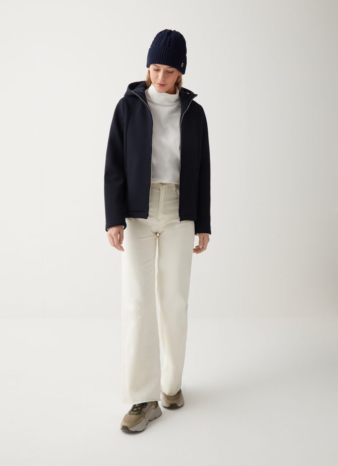 Unpadded wool jacket with hood - Image 2