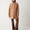 Coat with shirt collar in wool cloth. - Image 3