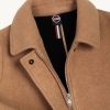 Coat with shirt collar in wool cloth. - Image 6