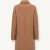 Coat with shirt collar in wool cloth. - Image 5