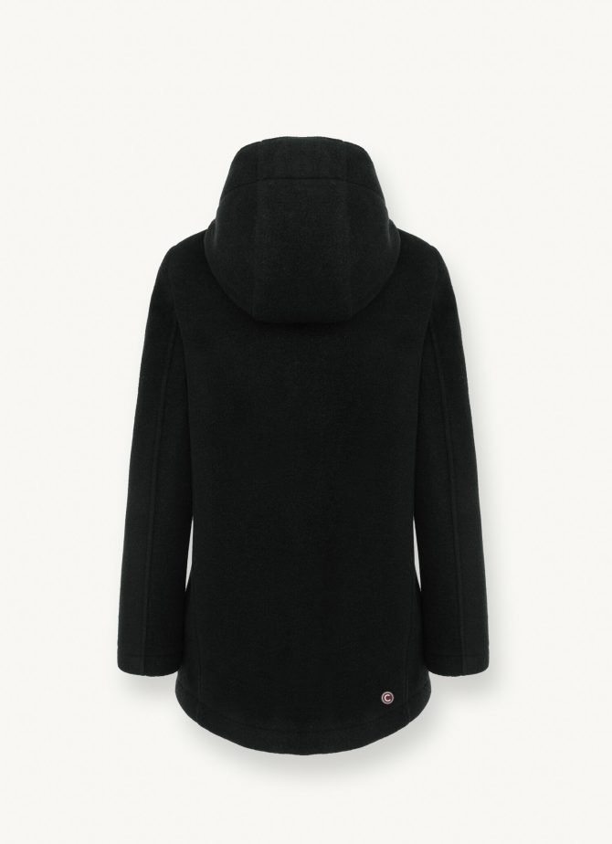Hooded coat in woolen cloth - Image 5