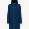 Hooded coat in woolen cloth - Image 4