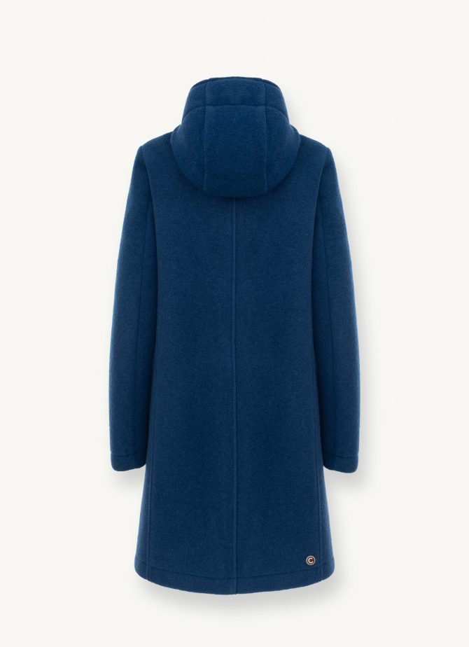 Hooded coat in woolen cloth - Image 5