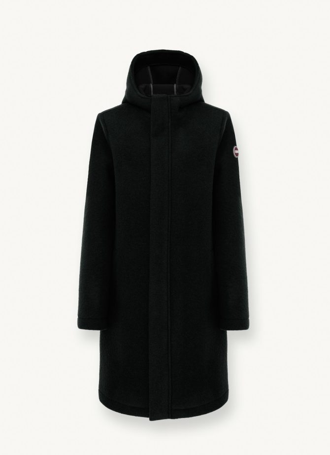 Hooded coat in woolen cloth - Image 4