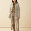 Recycled Essentials hooded long jacket