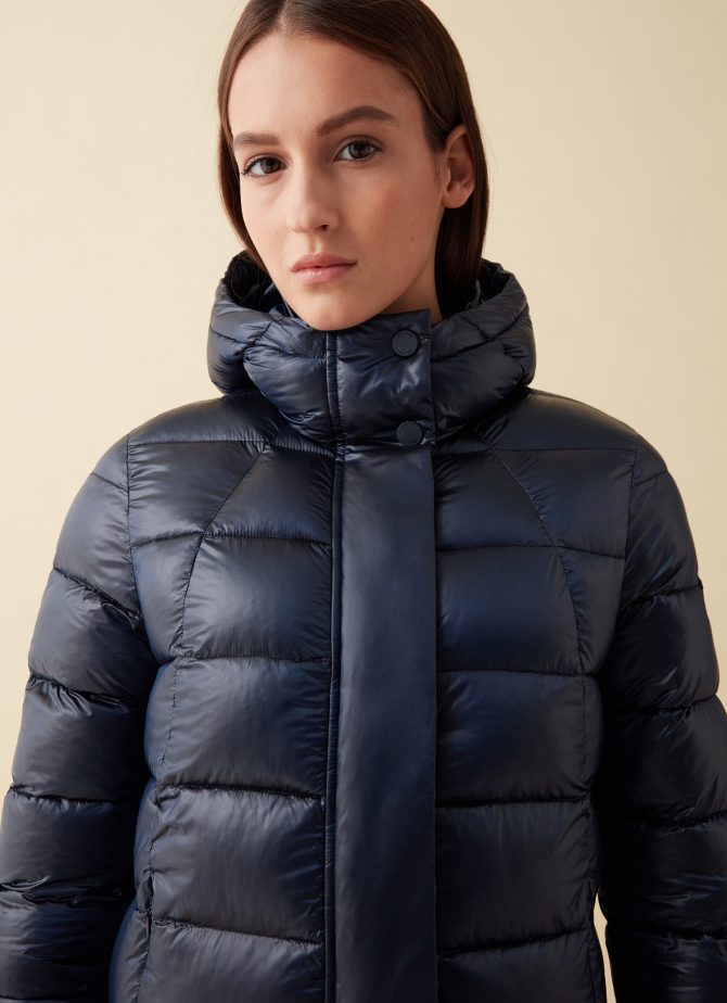 Recycled Essentials hooded long jacket - Image 2