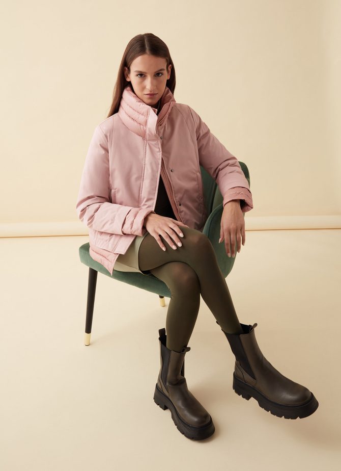 Jacket in two Recycled Essentials fabrics
