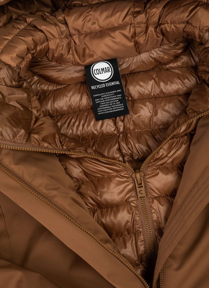 Recycled Essentials hooded long jacket - Image 8