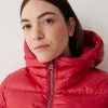 Iridescent down jacket with hood and maxi collar - Image 3