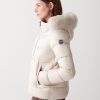 Iridescent down jacket with real fur hood - Image 3