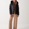 Iridescent down jacket with real fur hood - Image 2