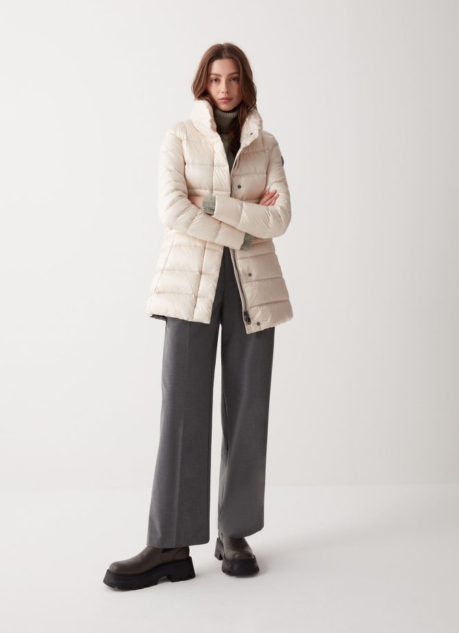Iridescent down jacket with side opening - Image 3
