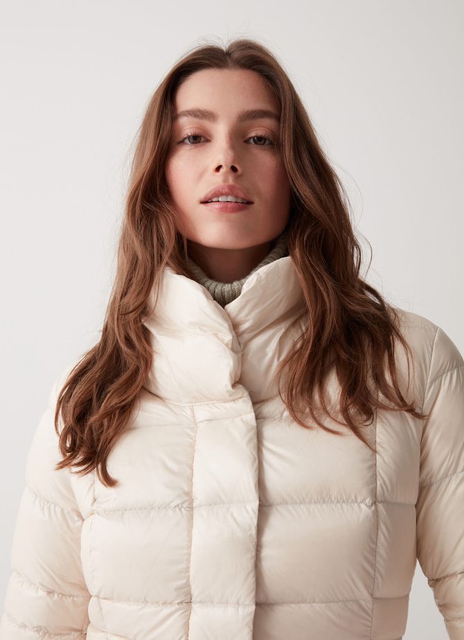 Iridescent down jacket with side opening - Image 2