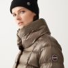 Iridescent down jacket with side opening - Image 3