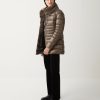 Iridescent down jacket with side opening - Image 2