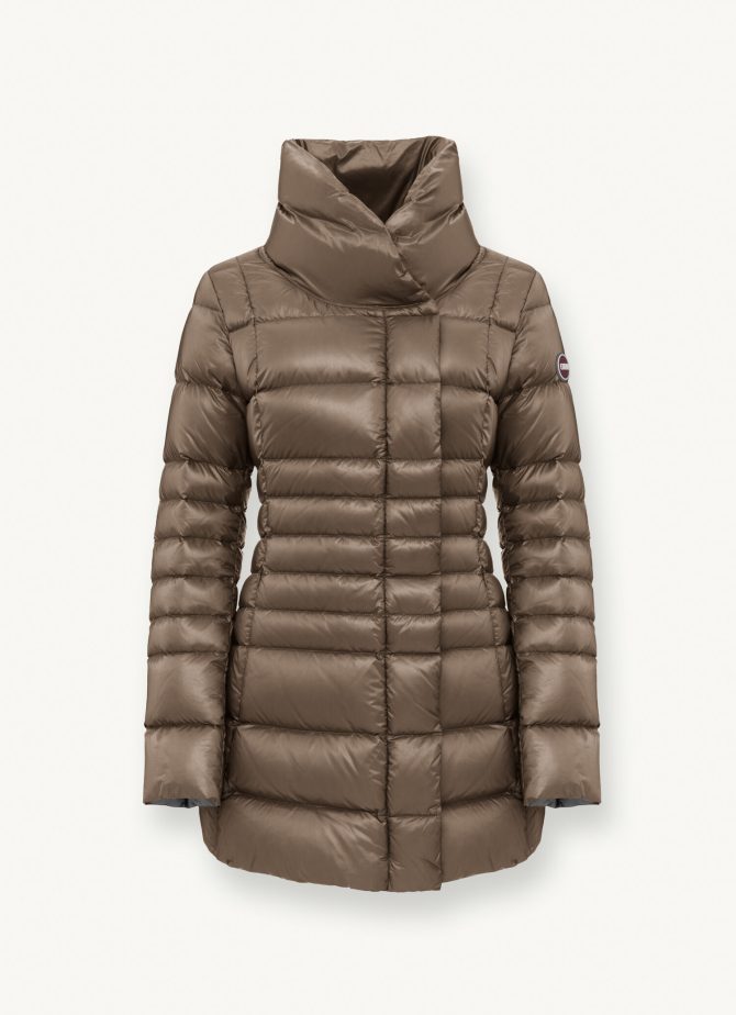 Iridescent down jacket with side opening - Image 4