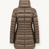 Iridescent down jacket with side opening - Image 5