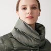 Iridescent down jacket with side opening - Image 3