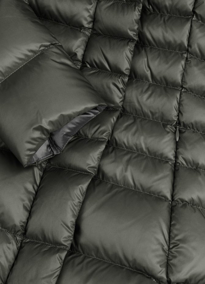 Iridescent down jacket with side opening - Image 6