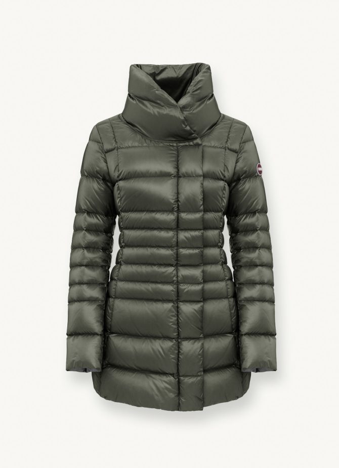 Iridescent down jacket with side opening - Image 4
