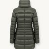 Iridescent down jacket with side opening - Image 5