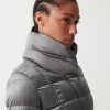 Iridescent down jacket with side opening - Image 3
