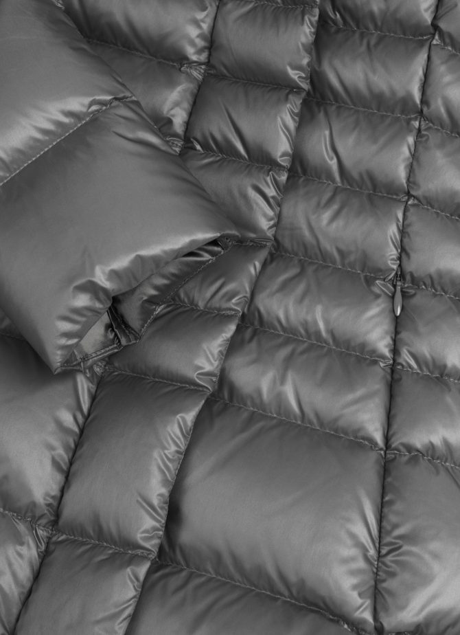 Iridescent down jacket with side opening - Image 6