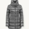 Iridescent down jacket with side opening - Image 4