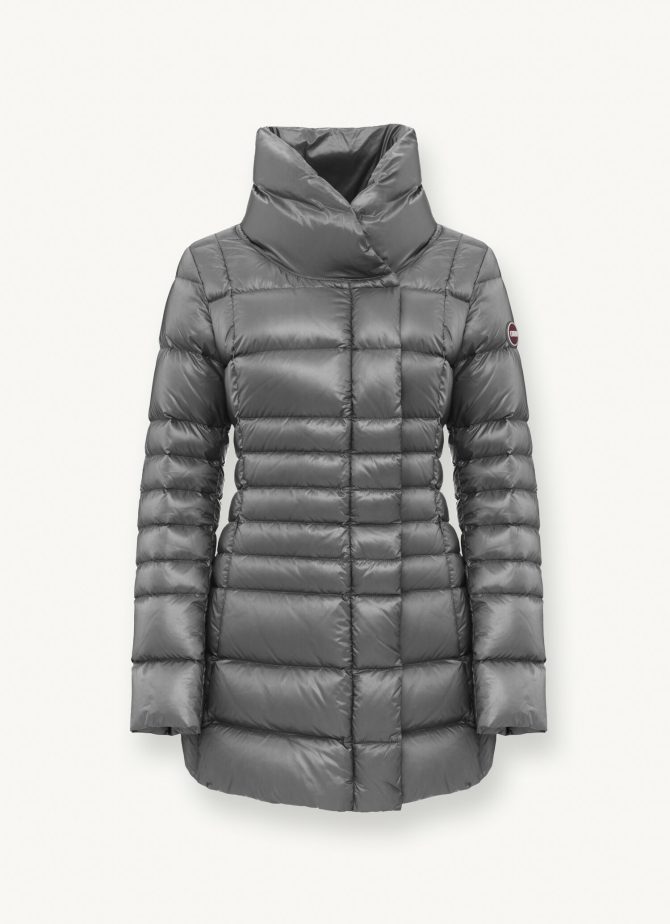Iridescent down jacket with side opening - Image 4
