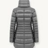Iridescent down jacket with side opening - Image 5