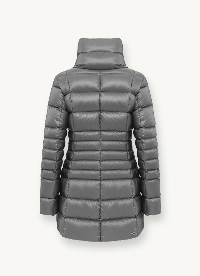 Iridescent down jacket with side opening - Image 5