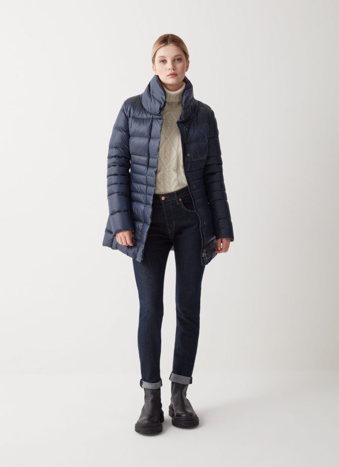 Iridescent down jacket with side opening - Image 2