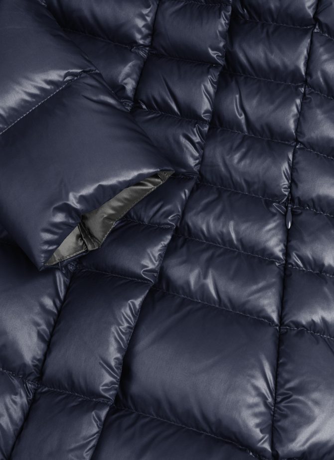 Iridescent down jacket with side opening - Image 6