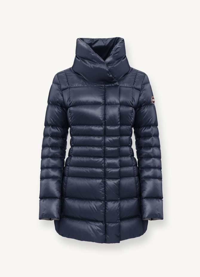 Iridescent down jacket with side opening - Image 4