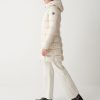 Long iridescent down jacket with fixed hood - Image 3