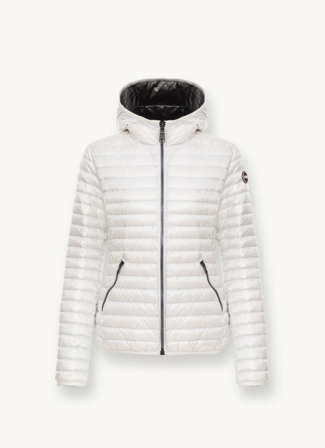 Autumn down jacket with fixed hood - Image 4