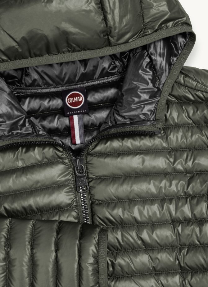 Autumn down jacket with fixed hood - Image 6