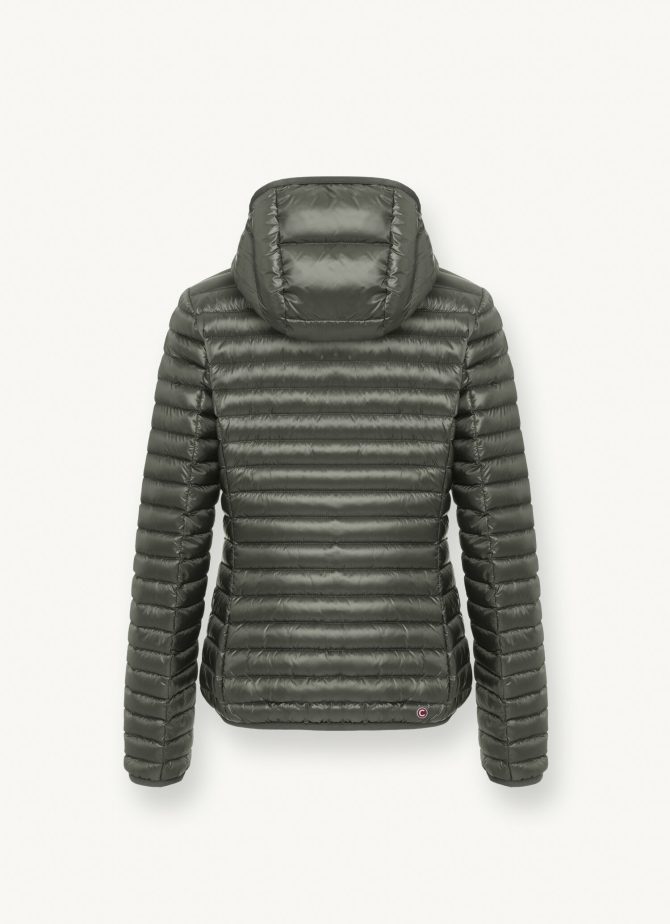Autumn down jacket with fixed hood - Image 5