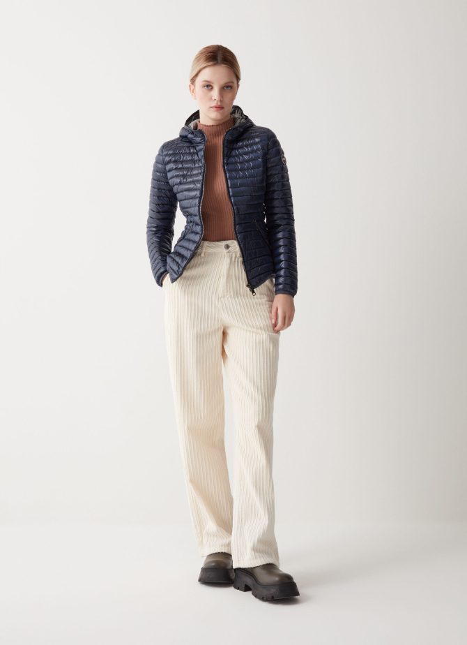 Autumn down jacket with fixed hood - Image 2