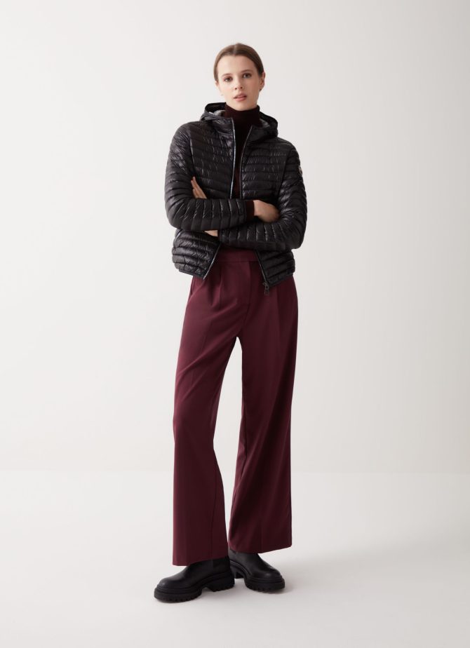 Autumn down jacket with fixed hood - Image 2
