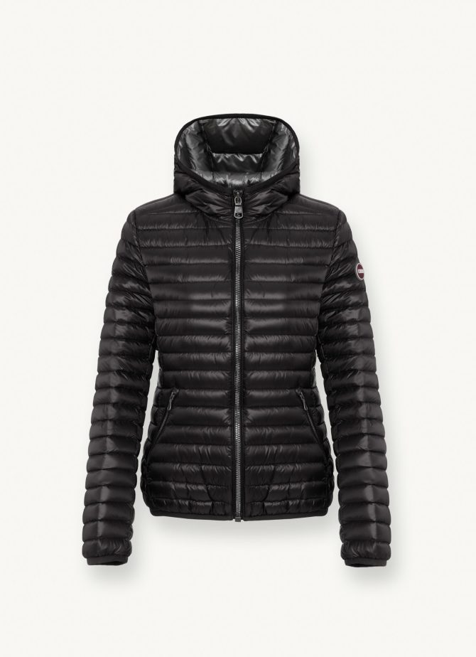 Autumn down jacket with fixed hood - Image 4