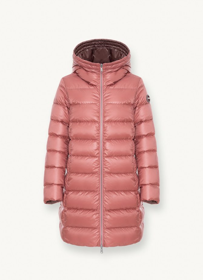 Reversible quilted down jacket with hood - Image 4