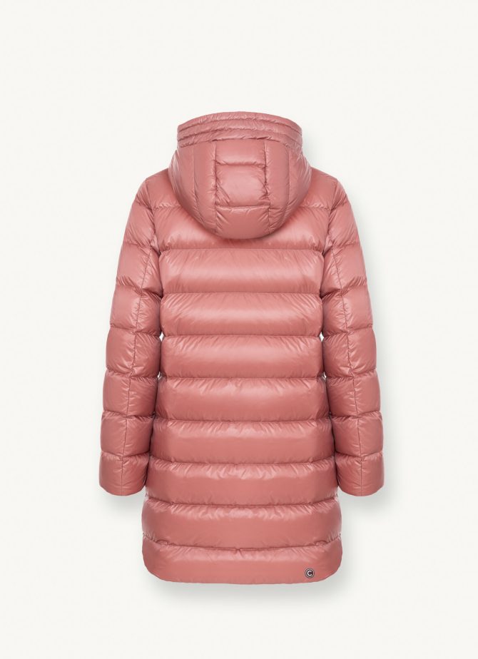 Reversible quilted down jacket with hood - Image 5